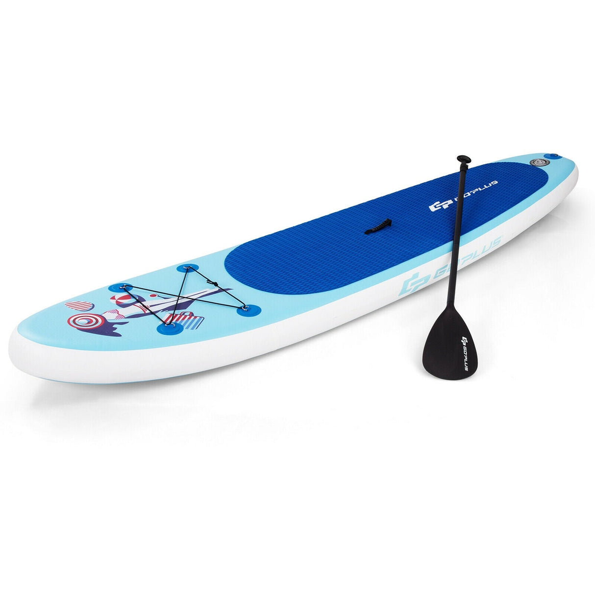 Tabla de paddle surf inflable de 10 pies con remo y bomba ajustables