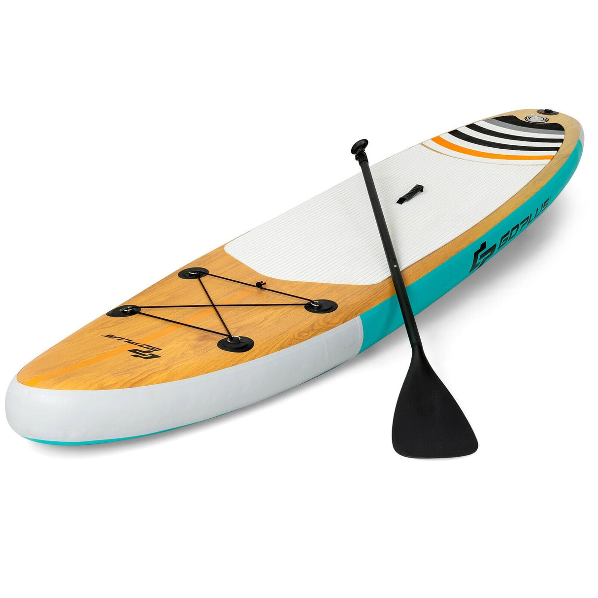 Tabla de remo inflable de pie de 10' SUP con bolsa