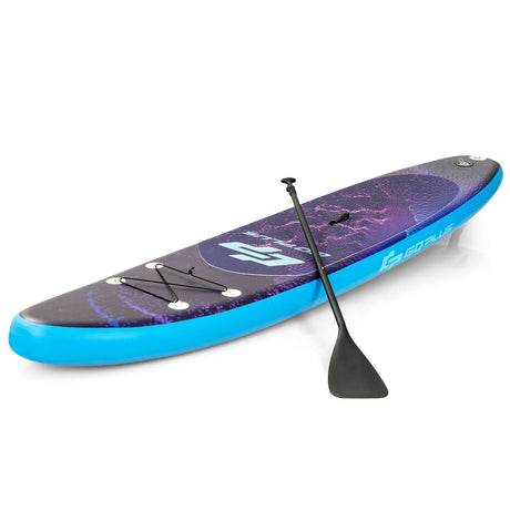 Tabla de surf de remo inflable de 11 pies con bolsa, remo de aluminio y bomba