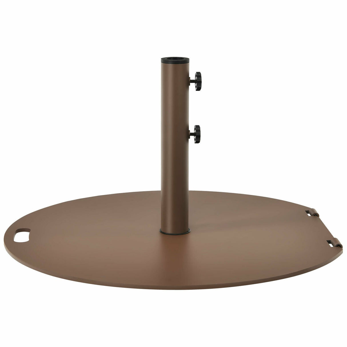 Soporte de base para sombrilla de patio de 50 libras con ruedas