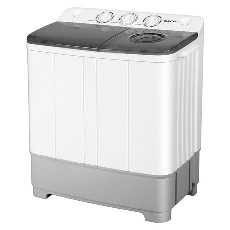 Lavadora portátil 2 en 1 de 10 kg de capacidad con control de temporizador