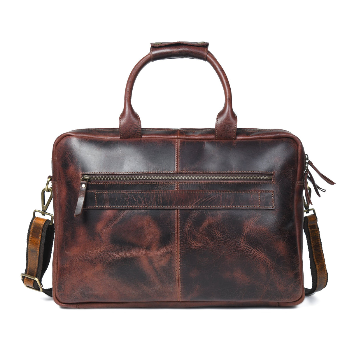 Bolsa de piloto de cuero de búfalo