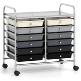 12 Drawers Rolling Storage Cart for Home and Office