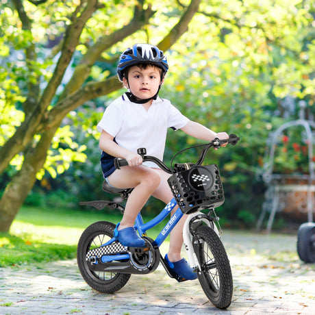 Bicicleta para niños de 12 pulgadas con ruedas de entrenamiento para edades de 3 a 4 años