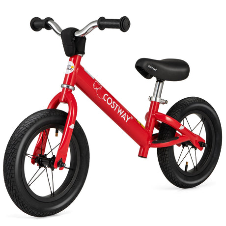 Bicicleta de equilibrio para niños pequeños de 12 pulgadas con manillar y asiento regulables en altura