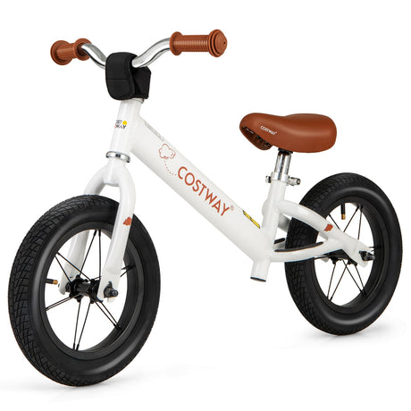 Bicicleta de equilibrio para niños pequeños de 12 pulgadas con manillar y asiento regulables en altura