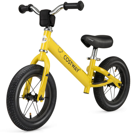 Bicicleta de equilibrio para niños pequeños de 12 pulgadas con manillar y asiento regulables en altura