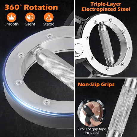 Equipo de ejercicio para brazos Burn Machine de 12 libras con resistencia ajustable