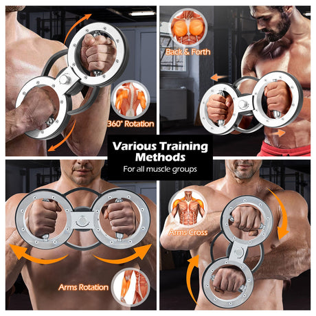 Equipo de ejercicio para brazos Burn Machine de 12 libras con resistencia ajustable