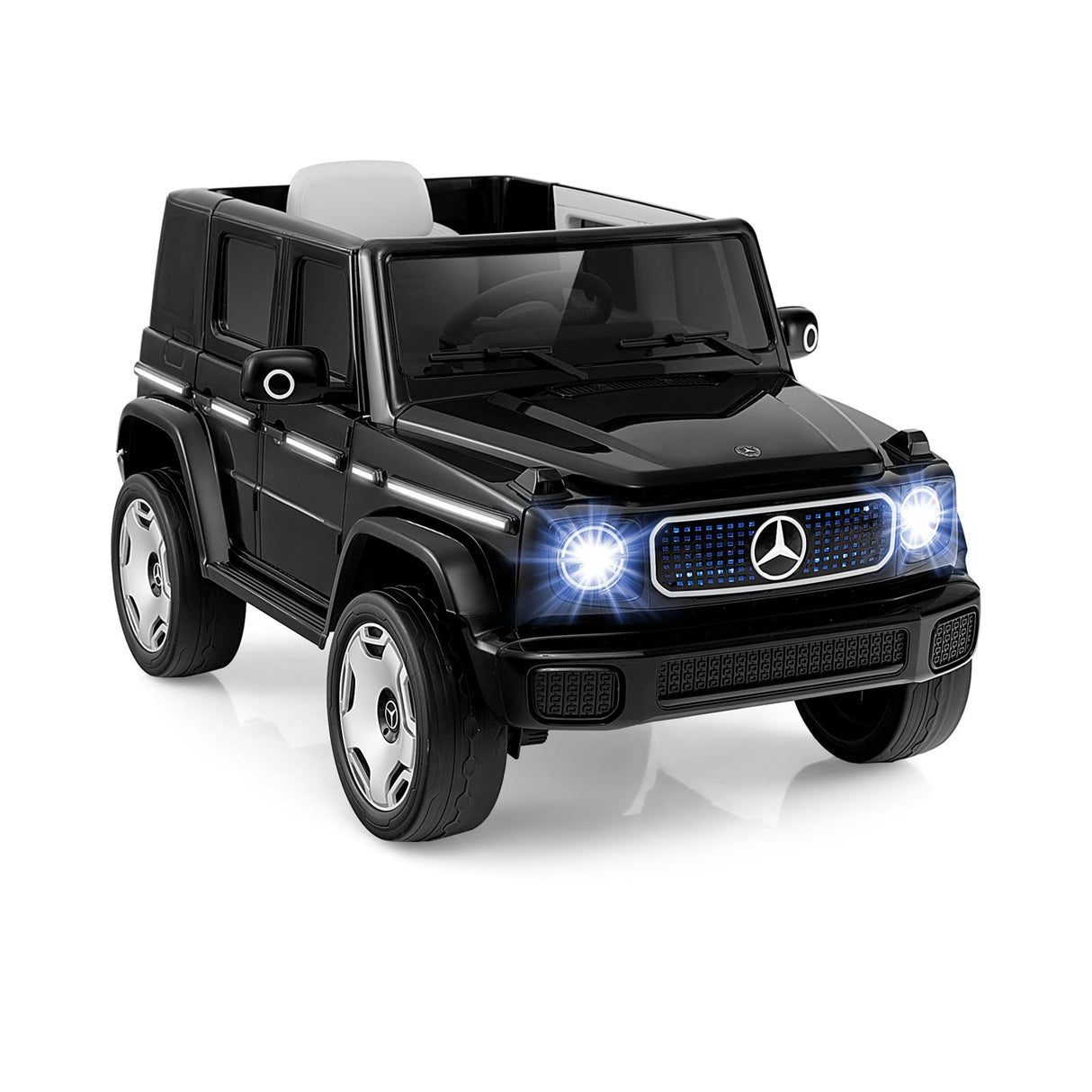 Coche montable Mercedes-Benz EQG 12V con licencia para niños con control remoto