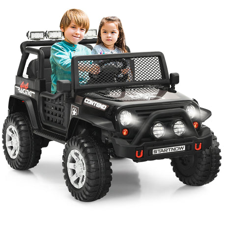 Camioneta eléctrica de 12 V para niños con control remoto y palanca de operación