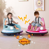 Coche de Choque para Niños de 12V con Control Remoto y Joysticks Duales