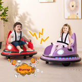 Coche de Choque para Niños de 12V con Control Remoto y Joysticks Duales