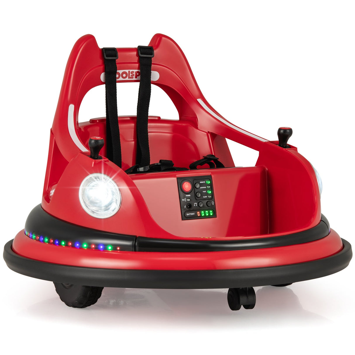 Coche de Choque para Niños de 12V con Control Remoto y Joysticks Duales