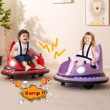 Coche de Choque para Niños de 12V con Control Remoto y Joysticks Duales