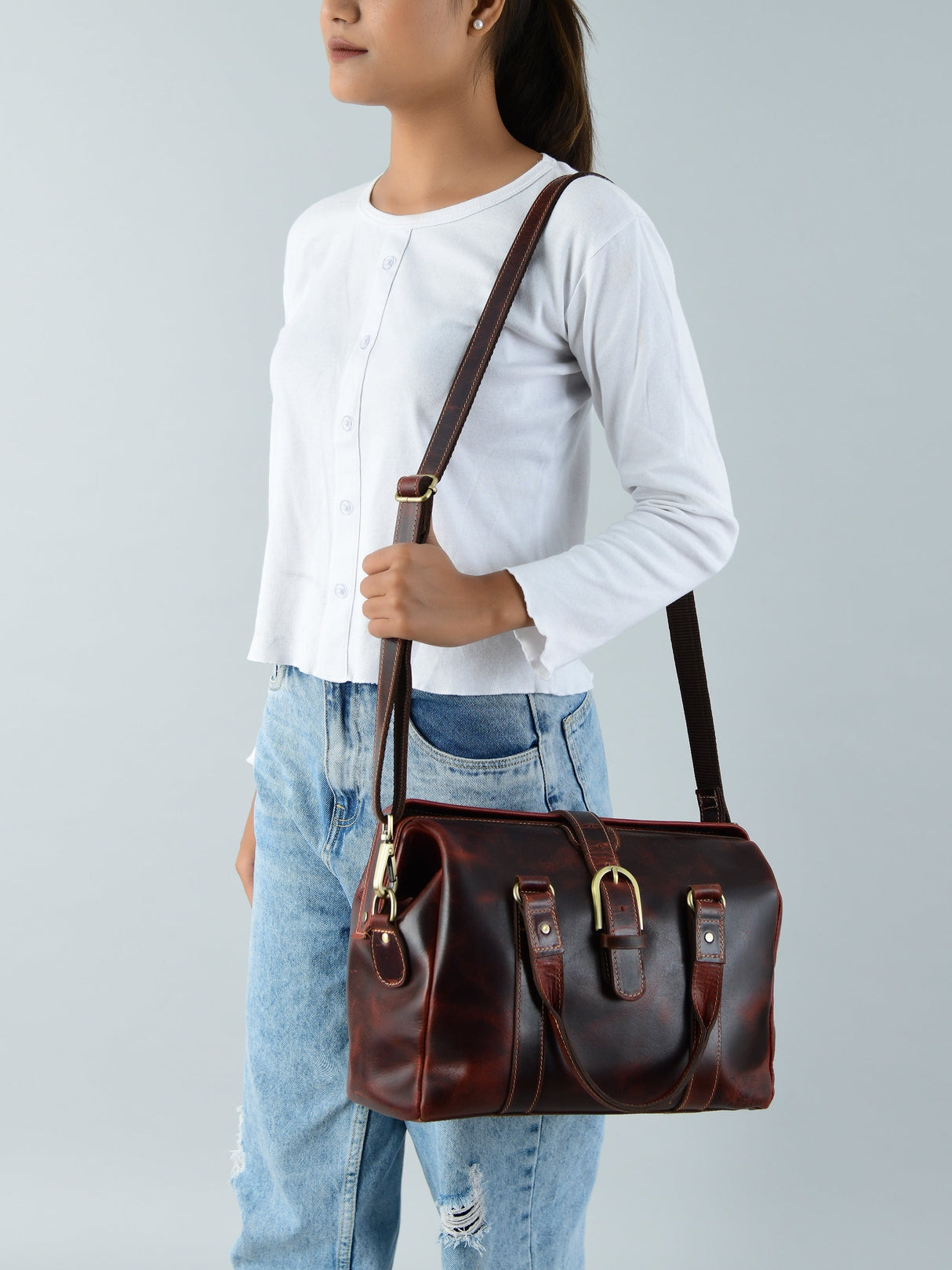 Bolso Chic Color Vino