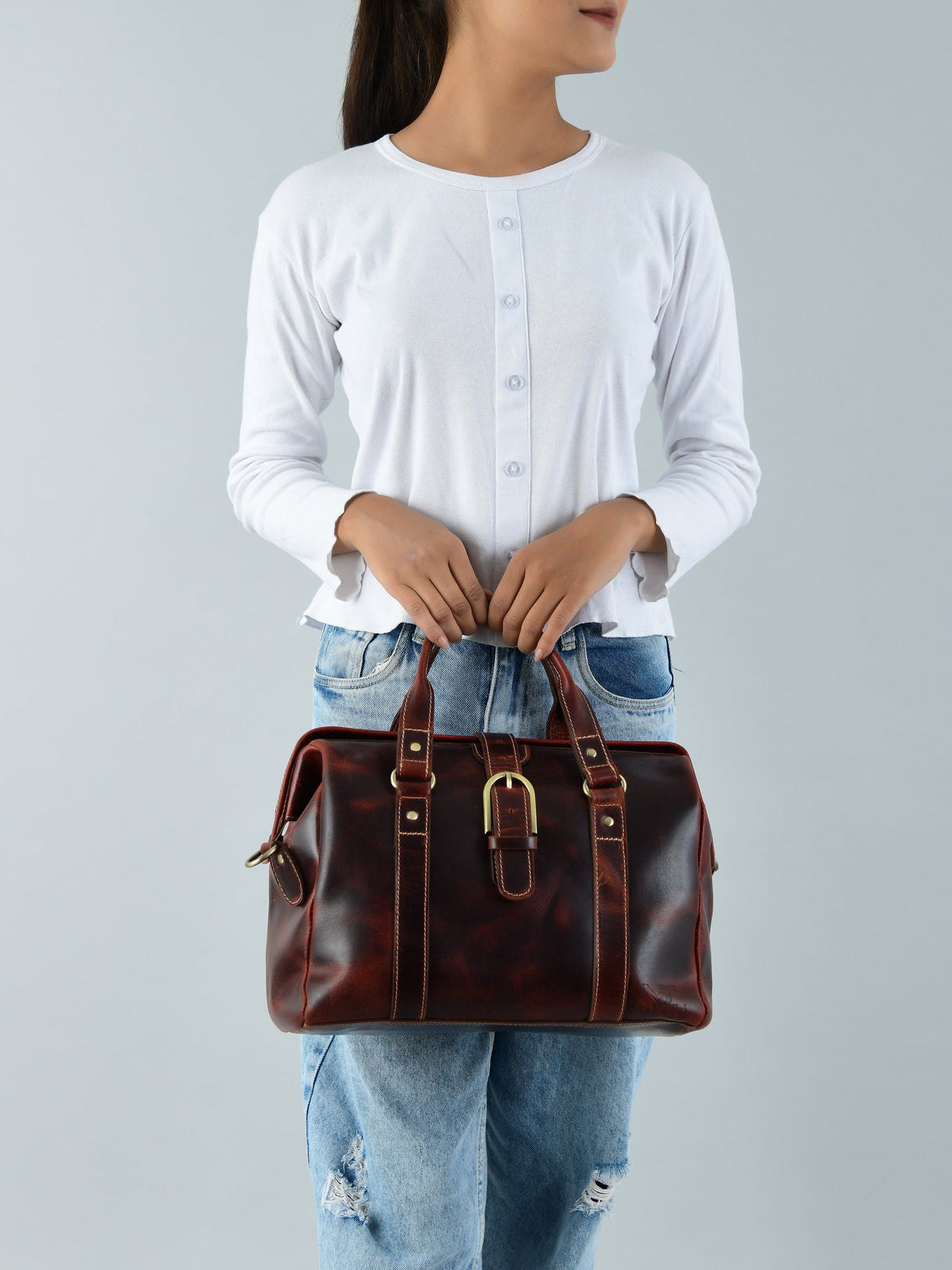 Bolso Chic Color Vino