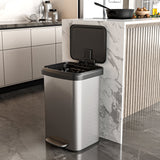 13.2 Gallon Step Trash Can with Soft Close Lid and Deodorizer Compartment