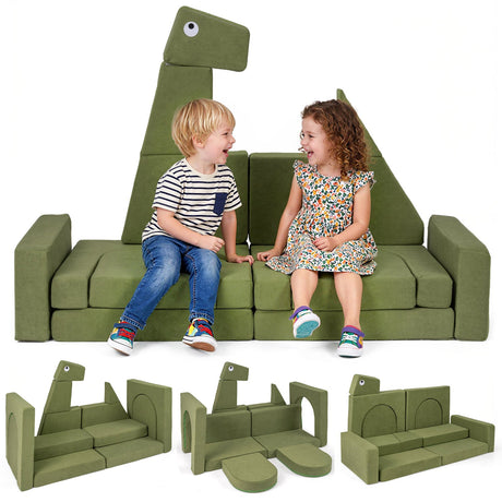 Sofá de juegos modular de 13 piezas para inspirar la creatividad de los niños