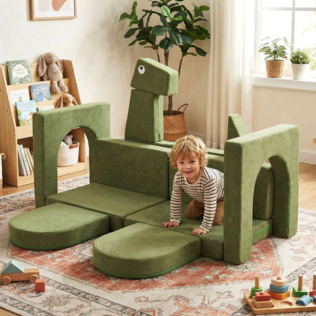 Sofá de juegos modular de 13 piezas para inspirar la creatividad de los niños