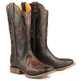 Bota Vaquera de Cuero para Hombre Tin Haul Kings / Gambling Legend (Negra)