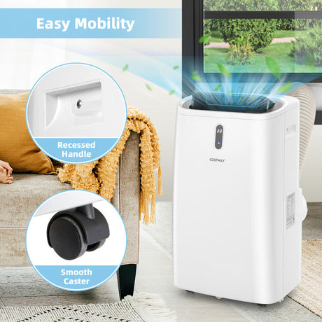 Aire acondicionado portátil inteligente de 14,000 BTU – Aplicación y WiFi