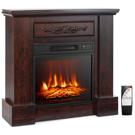 Mueble para TV de 1400W con chimenea eléctrica y control remoto
