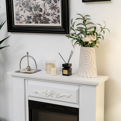 Mueble para TV de 1400W con chimenea eléctrica y control remoto