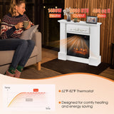 Mueble para TV de 1400W con chimenea eléctrica y control remoto