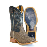 Tin Haul Lightning Strikes - Botas vaqueras de cuero para hombre