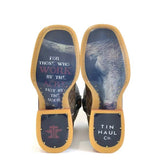 Tin Haul Lightning Strikes - Botas vaqueras de cuero para hombre