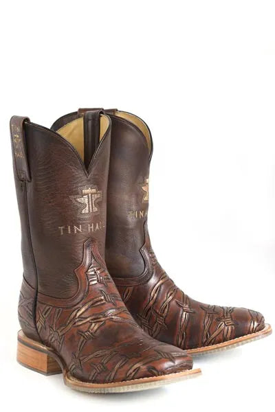Tin Haul Sharp As Ever - Bota vaquera de cuero para hombre