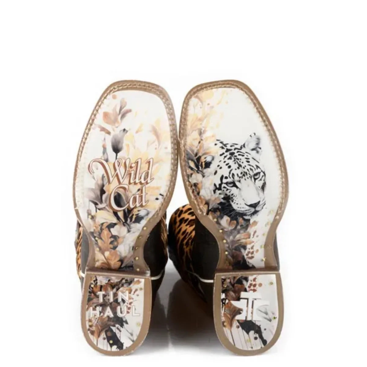 Bota vaquera de cuero para mujer Tin Haul Wild Cat