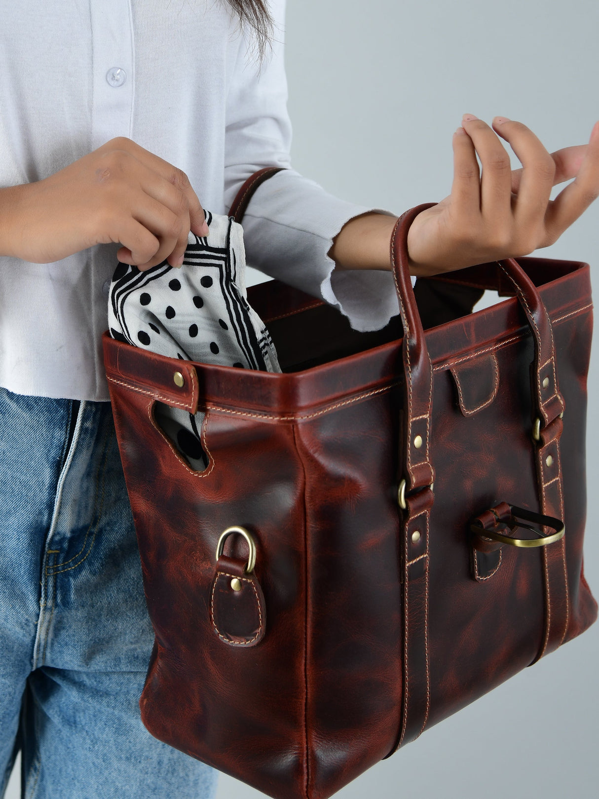 Bolso Chic Color Vino