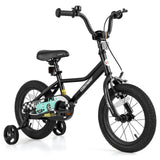 Bicicleta infantil de 14 pulgadas ajustable para niños de 3 a 5 años con cuadro de paso bajo