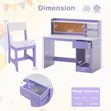 Juego de escritorio y silla de estudio para niños Mesa y silla para estudiantes