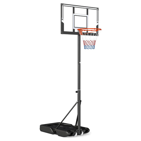 Aro de Baloncesto Portátil Ajustable de 1 a 3 Metros con Base y Ruedas