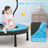 Trampolín de 40 pulgadas para niños, trampolín de fitness para interiores y exteriores