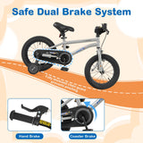 Bicicleta para niños y niñas de 4 a 7 años de 16 pulgadas, ajustable con cuadro de acero de alto carbono - 16 pulgadas