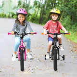 Bicicleta para niños de 16 pulgadas para 4-7 años ajustable con ruedas de entrenamiento extraíbles - 16 pulgadas