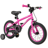 Bicicleta para niños de 16 pulgadas para 4-7 años ajustable con ruedas de entrenamiento extraíbles - 16 pulgadas