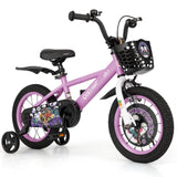 Bicicleta infantil de 14 pulgadas para niños de 3 a 5 años, bicicleta deportiva con manillar y sillín ajustables - 14 pulgadas