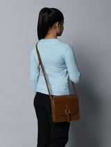 Bolso bandolera "Elegancia Marrón"
