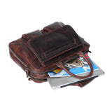 Bolsa de piloto de cuero de búfalo