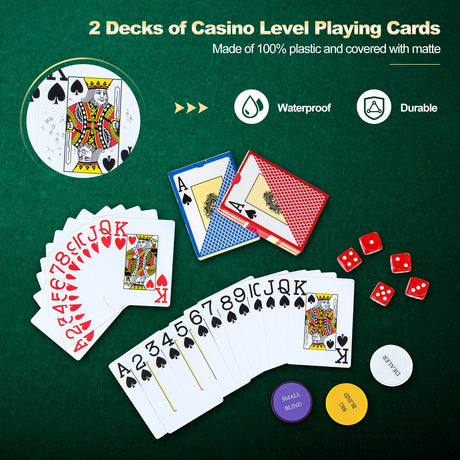 Set de fichas de póquer Texas Hold'em de 14 gramos