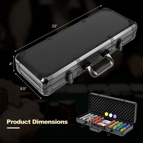 Set de fichas de póquer Texas Hold'em de 14 gramos