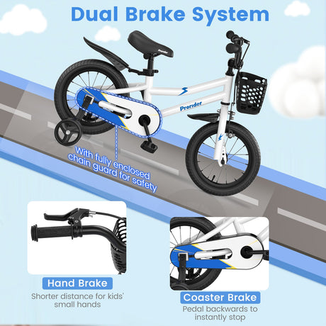Bicicleta para niños de 14 pulgadas