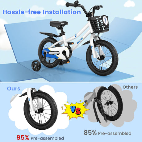 Bicicleta para niños de 14 pulgadas