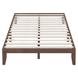 Queen Size 14 Inch Wooden Bed Mattress Frame