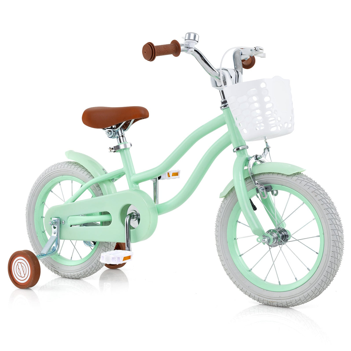 Bicicleta Infantil de 16 Pulgadas con Asiento Ajustable y Timbre para Niños de 3 a 8 Años - 16 pulgadas
